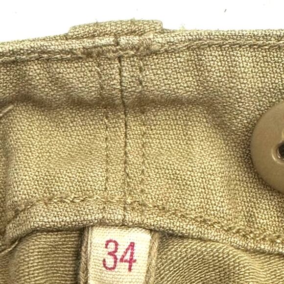 Polo Ralph Lauren Military Crew Utility Chino Pant Tan Men's 34 32 - Picture 6 of 9